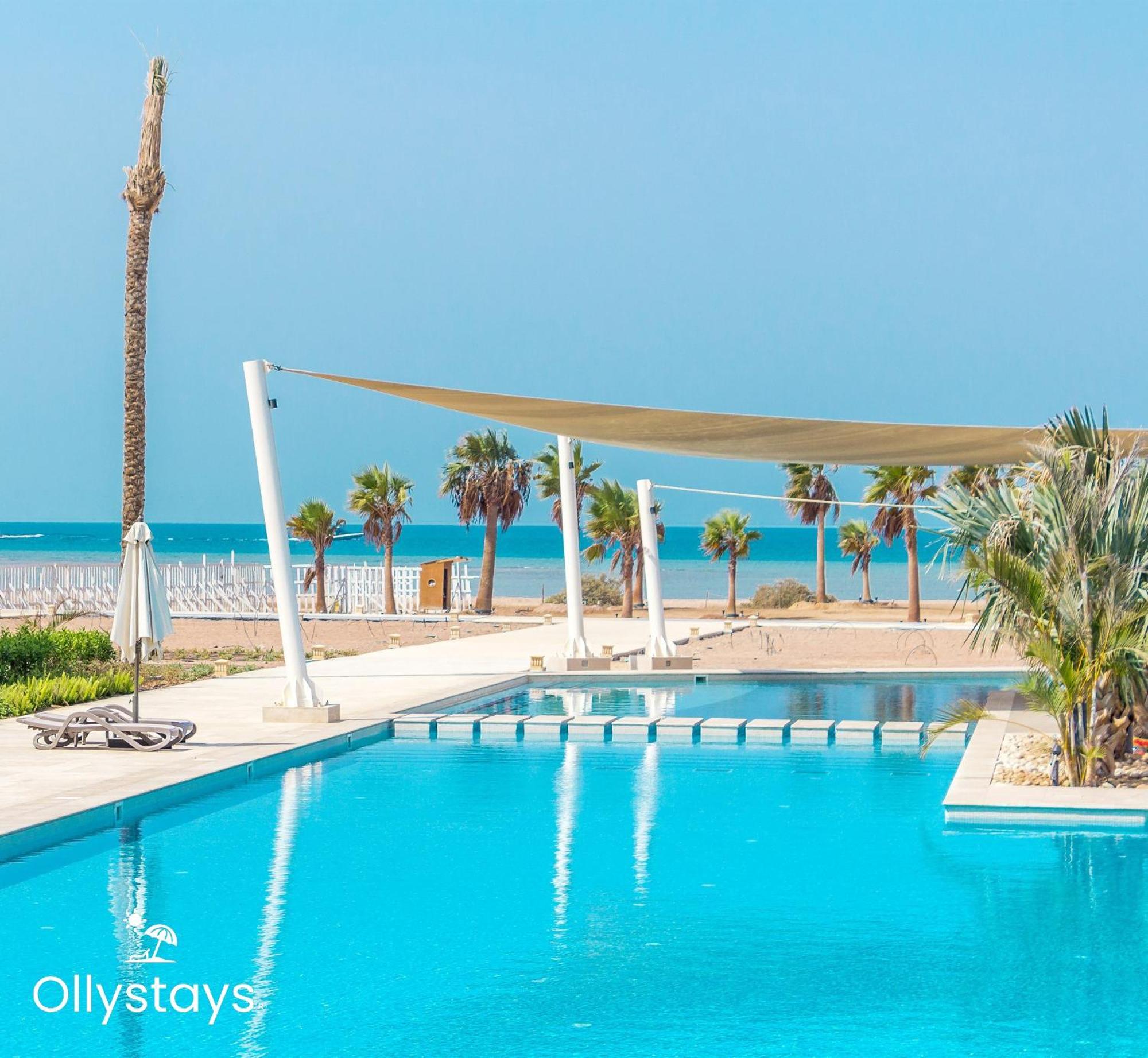 Ollystays Mangroovy Seaview 1Br Beach And Pool Free Access Hurgada Dış mekan fotoğraf